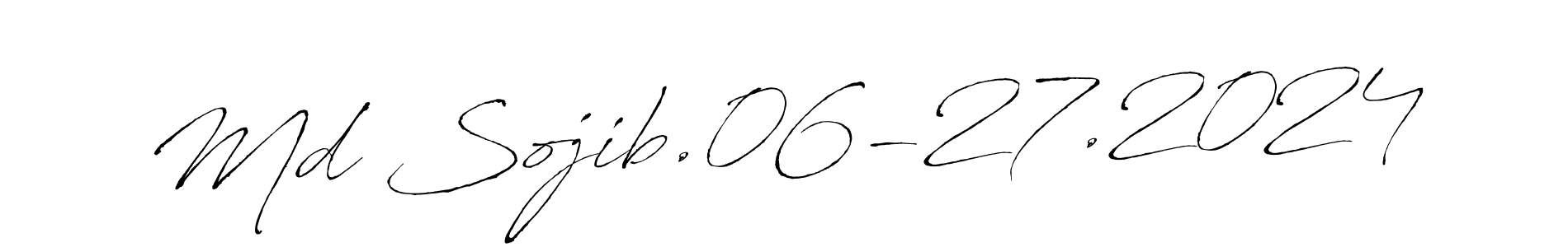 You should practise on your own different ways (Antro_Vectra) to write your name (Md Sojib.06-27.2024) in signature. don't let someone else do it for you. Md Sojib.06-27.2024 signature style 6 images and pictures png