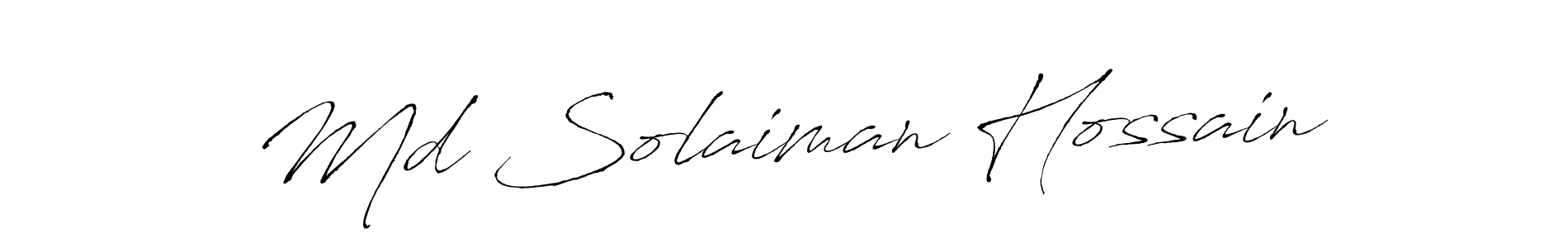 Md Solaiman Hossain stylish signature style. Best Handwritten Sign (Antro_Vectra) for my name. Handwritten Signature Collection Ideas for my name Md Solaiman Hossain. Md Solaiman Hossain signature style 6 images and pictures png
