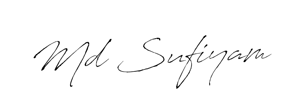 Also we have Md Sufiyam name is the best signature style. Create professional handwritten signature collection using Antro_Vectra autograph style. Md Sufiyam signature style 6 images and pictures png