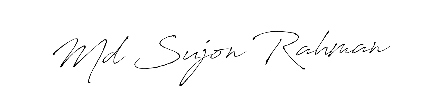 Make a short Md Sujon Rahman signature style. Manage your documents anywhere anytime using Antro_Vectra. Create and add eSignatures, submit forms, share and send files easily. Md Sujon Rahman signature style 6 images and pictures png