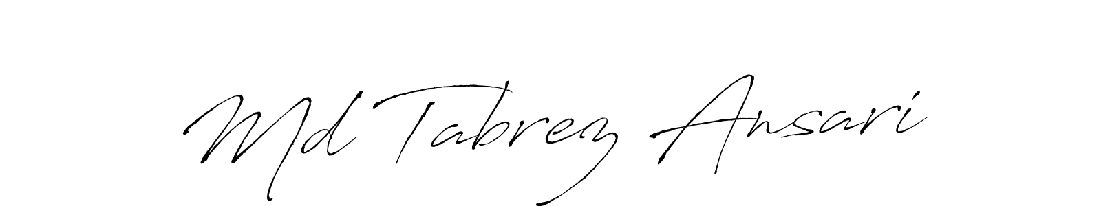 This is the best signature style for the Md Tabrez Ansari name. Also you like these signature font (Antro_Vectra). Mix name signature. Md Tabrez Ansari signature style 6 images and pictures png