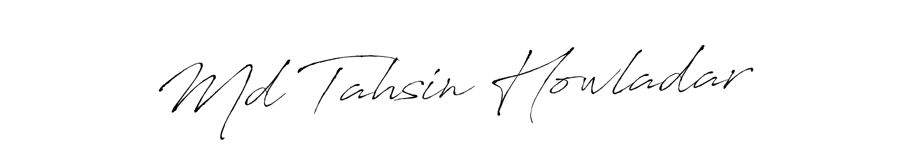 Md Tahsin Howladar stylish signature style. Best Handwritten Sign (Antro_Vectra) for my name. Handwritten Signature Collection Ideas for my name Md Tahsin Howladar. Md Tahsin Howladar signature style 6 images and pictures png