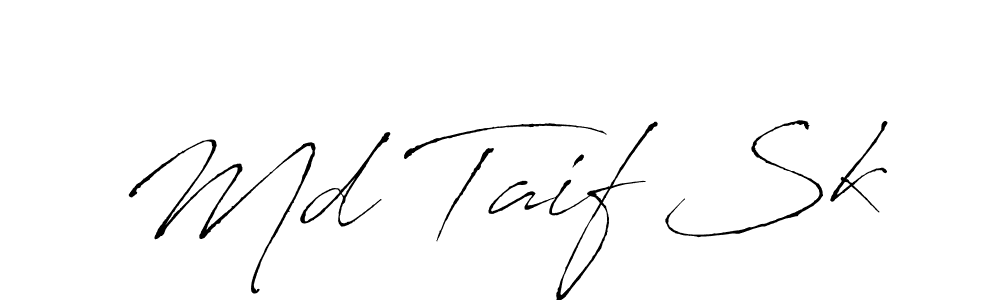 Antro_Vectra is a professional signature style that is perfect for those who want to add a touch of class to their signature. It is also a great choice for those who want to make their signature more unique. Get Md Taif Sk name to fancy signature for free. Md Taif Sk signature style 6 images and pictures png