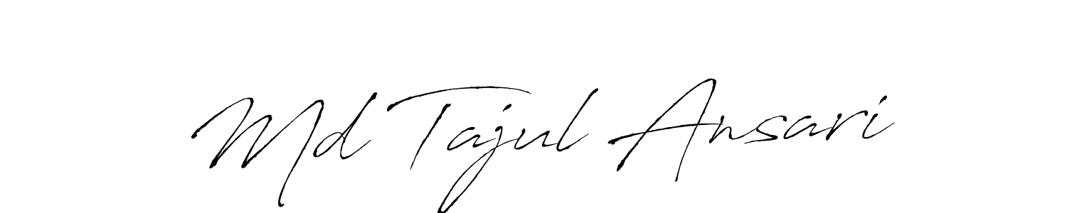 Make a beautiful signature design for name Md Tajul Ansari. Use this online signature maker to create a handwritten signature for free. Md Tajul Ansari signature style 6 images and pictures png