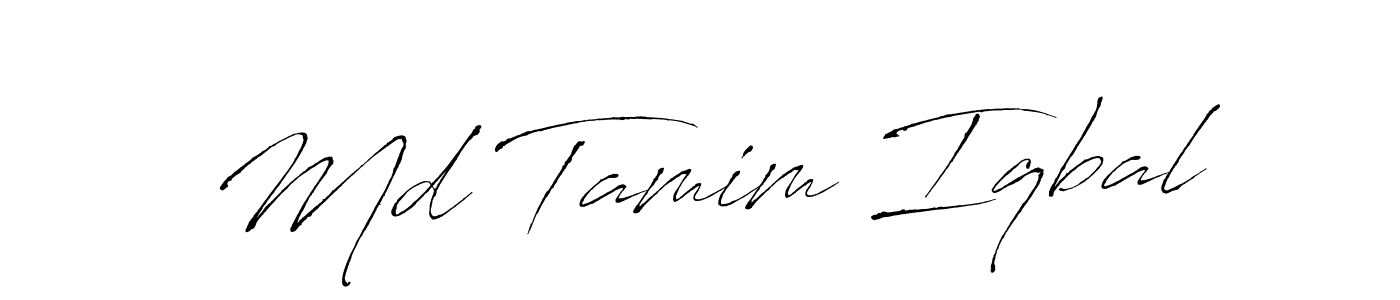 This is the best signature style for the Md Tamim Iqbal name. Also you like these signature font (Antro_Vectra). Mix name signature. Md Tamim Iqbal signature style 6 images and pictures png