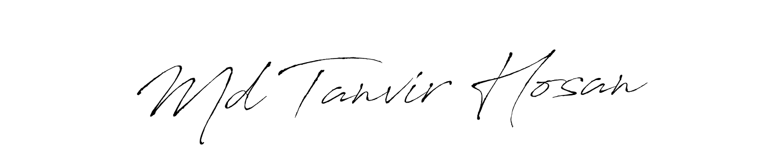 It looks lik you need a new signature style for name Md Tanvir Hosan. Design unique handwritten (Antro_Vectra) signature with our free signature maker in just a few clicks. Md Tanvir Hosan signature style 6 images and pictures png