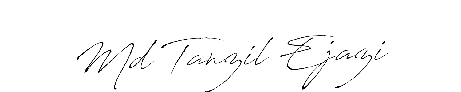 Also we have Md Tanzil Ejazi name is the best signature style. Create professional handwritten signature collection using Antro_Vectra autograph style. Md Tanzil Ejazi signature style 6 images and pictures png