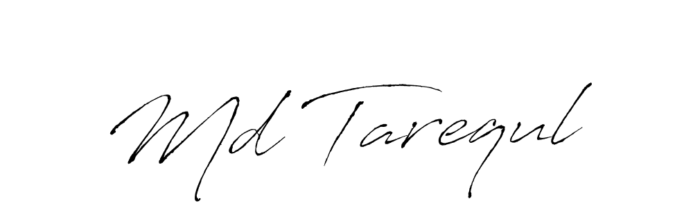 The best way (Antro_Vectra) to make a short signature is to pick only two or three words in your name. The name Md Tarequl include a total of six letters. For converting this name. Md Tarequl signature style 6 images and pictures png