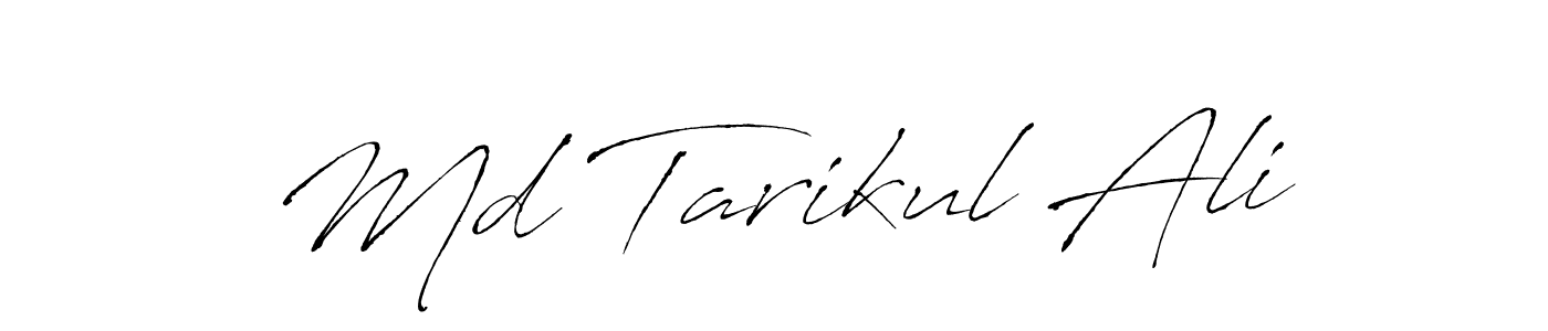 Use a signature maker to create a handwritten signature online. With this signature software, you can design (Antro_Vectra) your own signature for name Md Tarikul Ali. Md Tarikul Ali signature style 6 images and pictures png
