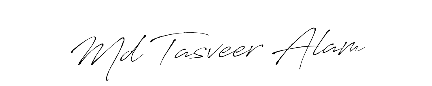 The best way (Antro_Vectra) to make a short signature is to pick only two or three words in your name. The name Md Tasveer Alam include a total of six letters. For converting this name. Md Tasveer Alam signature style 6 images and pictures png