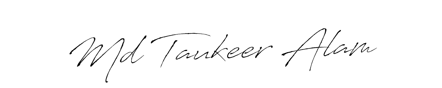 It looks lik you need a new signature style for name Md Taukeer Alam. Design unique handwritten (Antro_Vectra) signature with our free signature maker in just a few clicks. Md Taukeer Alam signature style 6 images and pictures png