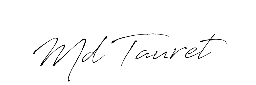 Also we have Md Tauret name is the best signature style. Create professional handwritten signature collection using Antro_Vectra autograph style. Md Tauret signature style 6 images and pictures png