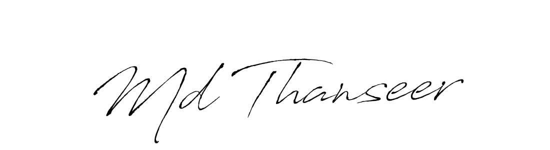 This is the best signature style for the Md Thanseer name. Also you like these signature font (Antro_Vectra). Mix name signature. Md Thanseer signature style 6 images and pictures png