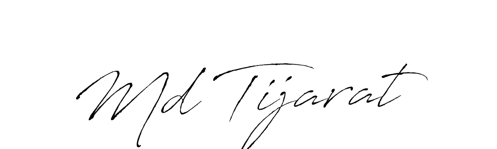 Design your own signature with our free online signature maker. With this signature software, you can create a handwritten (Antro_Vectra) signature for name Md Tijarat. Md Tijarat signature style 6 images and pictures png