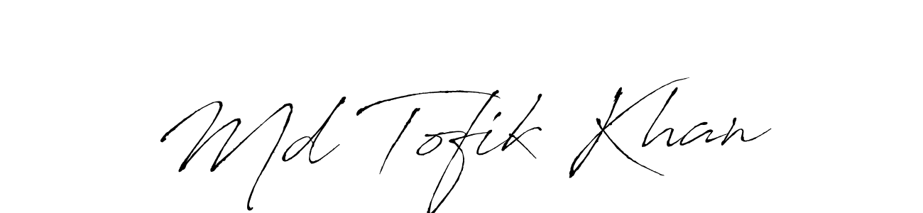 if you are searching for the best signature style for your name Md Tofik Khan. so please give up your signature search. here we have designed multiple signature styles  using Antro_Vectra. Md Tofik Khan signature style 6 images and pictures png