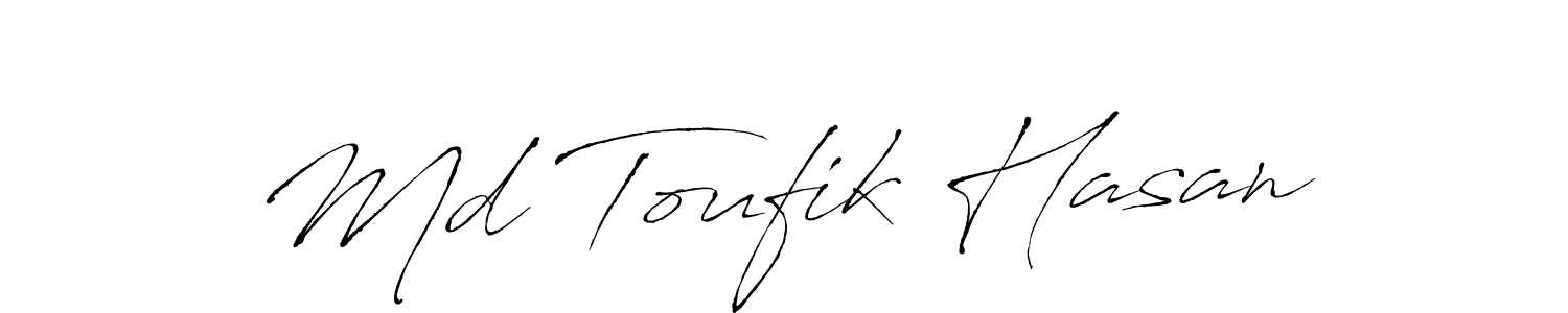 You should practise on your own different ways (Antro_Vectra) to write your name (Md Toufik Hasan) in signature. don't let someone else do it for you. Md Toufik Hasan signature style 6 images and pictures png