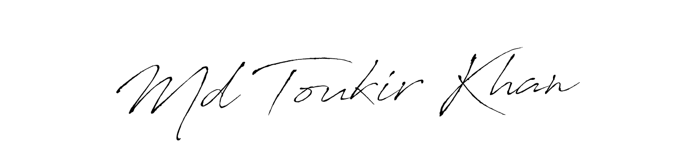 You should practise on your own different ways (Antro_Vectra) to write your name (Md Toukir Khan) in signature. don't let someone else do it for you. Md Toukir Khan signature style 6 images and pictures png