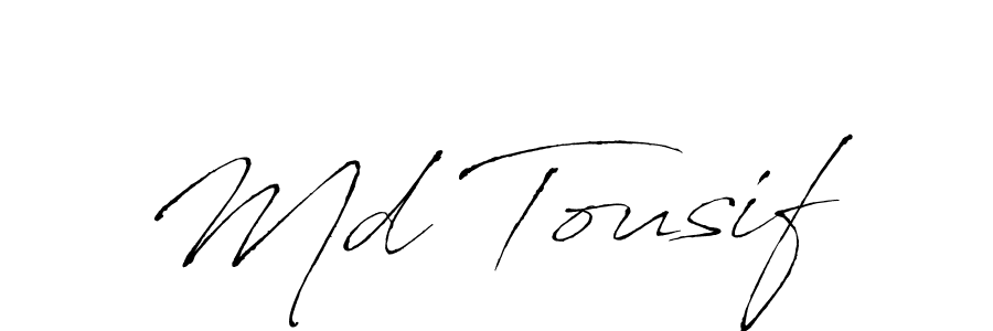 You should practise on your own different ways (Antro_Vectra) to write your name (Md Tousif) in signature. don't let someone else do it for you. Md Tousif signature style 6 images and pictures png