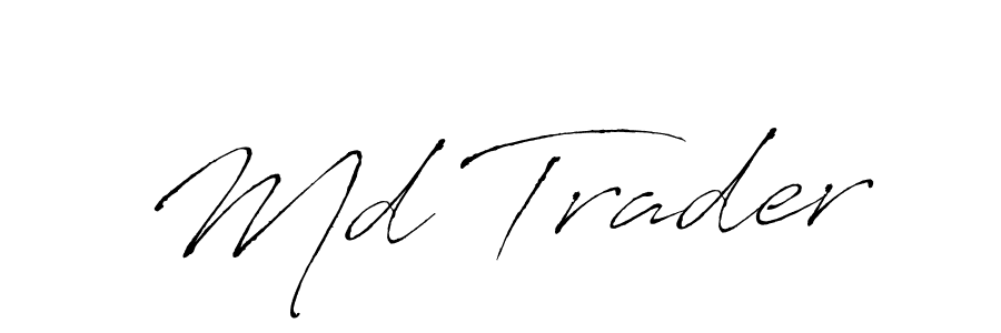 Also You can easily find your signature by using the search form. We will create Md Trader name handwritten signature images for you free of cost using Antro_Vectra sign style. Md Trader signature style 6 images and pictures png