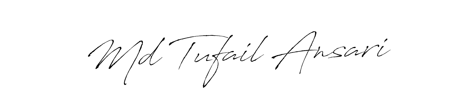 It looks lik you need a new signature style for name Md Tufail Ansari. Design unique handwritten (Antro_Vectra) signature with our free signature maker in just a few clicks. Md Tufail Ansari signature style 6 images and pictures png