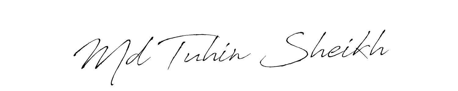 Also You can easily find your signature by using the search form. We will create Md Tuhin Sheikh name handwritten signature images for you free of cost using Antro_Vectra sign style. Md Tuhin Sheikh signature style 6 images and pictures png