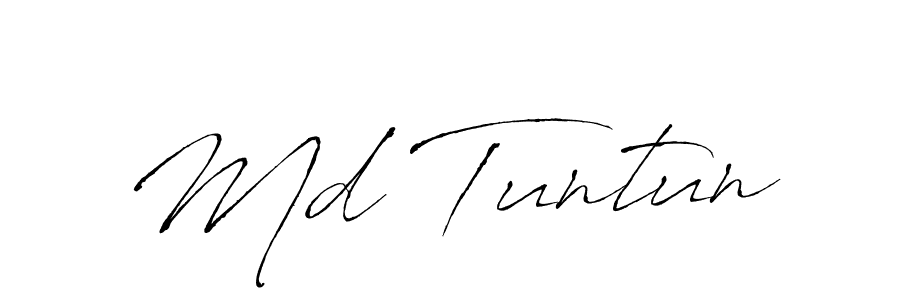 You can use this online signature creator to create a handwritten signature for the name Md Tuntun. This is the best online autograph maker. Md Tuntun signature style 6 images and pictures png