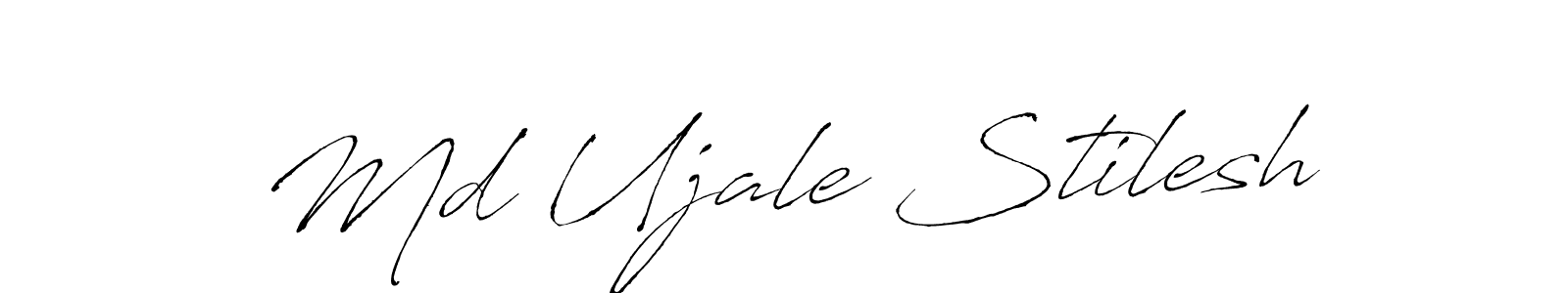 Make a beautiful signature design for name Md Ujale Stilesh. With this signature (Antro_Vectra) style, you can create a handwritten signature for free. Md Ujale Stilesh signature style 6 images and pictures png