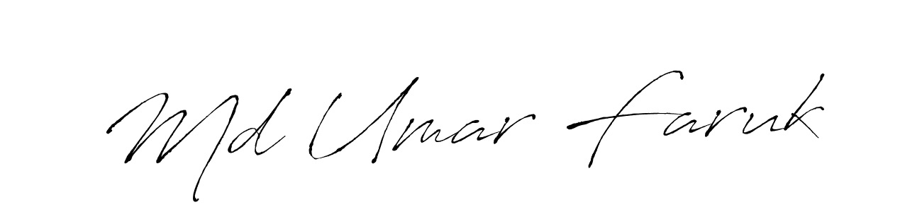 Also You can easily find your signature by using the search form. We will create Md Umar Faruk name handwritten signature images for you free of cost using Antro_Vectra sign style. Md Umar Faruk signature style 6 images and pictures png