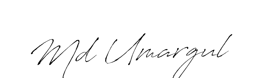 Create a beautiful signature design for name Md Umargul. With this signature (Antro_Vectra) fonts, you can make a handwritten signature for free. Md Umargul signature style 6 images and pictures png