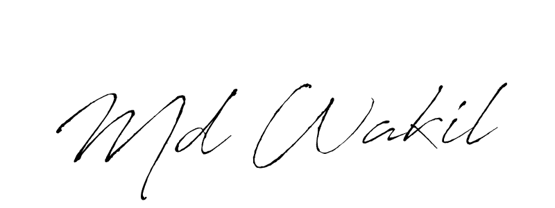 You can use this online signature creator to create a handwritten signature for the name Md Wakil. This is the best online autograph maker. Md Wakil signature style 6 images and pictures png