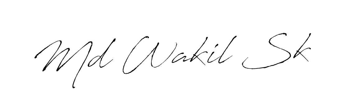 Here are the top 10 professional signature styles for the name Md Wakil Sk. These are the best autograph styles you can use for your name. Md Wakil Sk signature style 6 images and pictures png