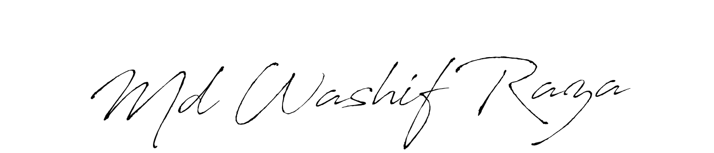 You should practise on your own different ways (Antro_Vectra) to write your name (Md Washif Raza) in signature. don't let someone else do it for you. Md Washif Raza signature style 6 images and pictures png