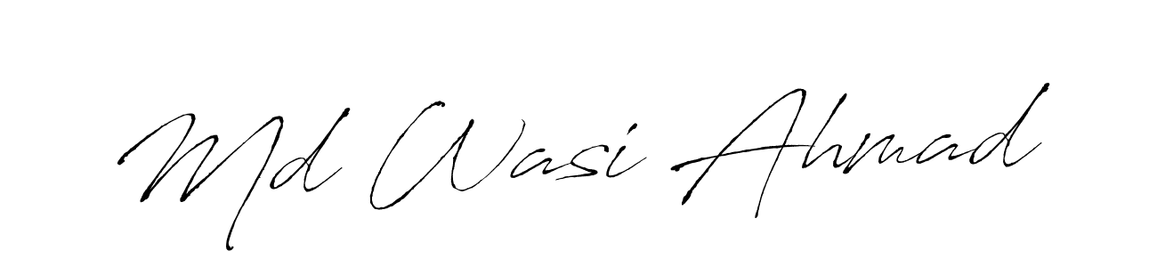 This is the best signature style for the Md Wasi Ahmad name. Also you like these signature font (Antro_Vectra). Mix name signature. Md Wasi Ahmad signature style 6 images and pictures png