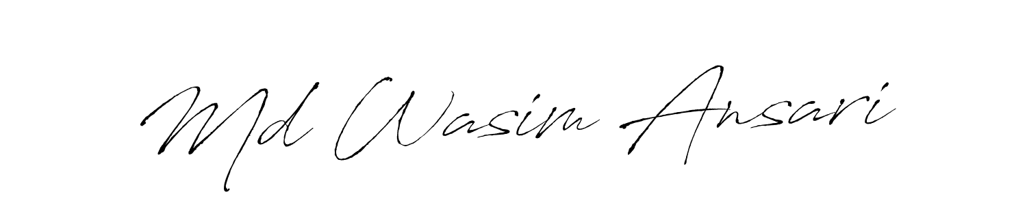 Once you've used our free online signature maker to create your best signature Antro_Vectra style, it's time to enjoy all of the benefits that Md Wasim Ansari name signing documents. Md Wasim Ansari signature style 6 images and pictures png