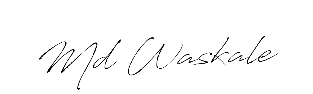 How to Draw Md Waskale signature style? Antro_Vectra is a latest design signature styles for name Md Waskale. Md Waskale signature style 6 images and pictures png