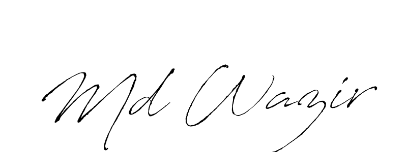 Once you've used our free online signature maker to create your best signature Antro_Vectra style, it's time to enjoy all of the benefits that Md Wazir name signing documents. Md Wazir signature style 6 images and pictures png
