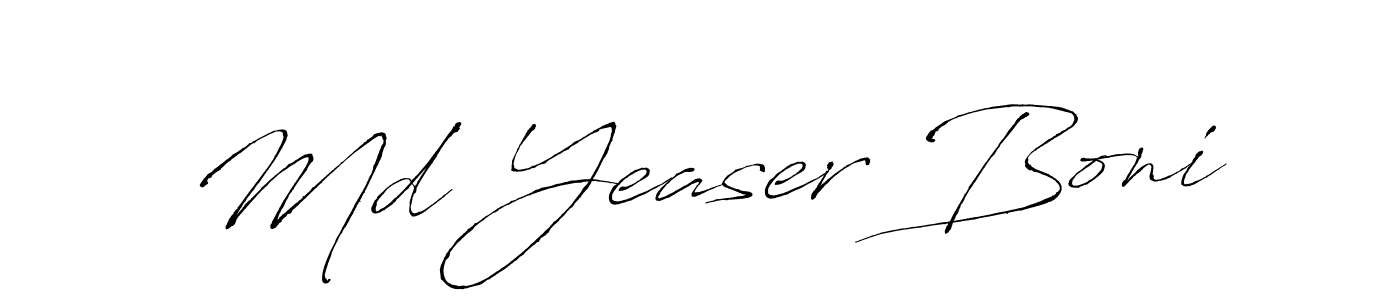 Make a short Md Yeaser Boni signature style. Manage your documents anywhere anytime using Antro_Vectra. Create and add eSignatures, submit forms, share and send files easily. Md Yeaser Boni signature style 6 images and pictures png