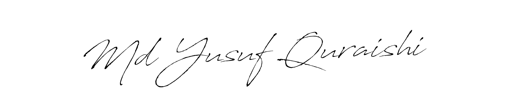 It looks lik you need a new signature style for name Md Yusuf Quraishi. Design unique handwritten (Antro_Vectra) signature with our free signature maker in just a few clicks. Md Yusuf Quraishi signature style 6 images and pictures png