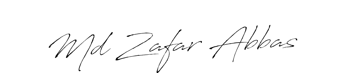 It looks lik you need a new signature style for name Md Zafar Abbas. Design unique handwritten (Antro_Vectra) signature with our free signature maker in just a few clicks. Md Zafar Abbas signature style 6 images and pictures png