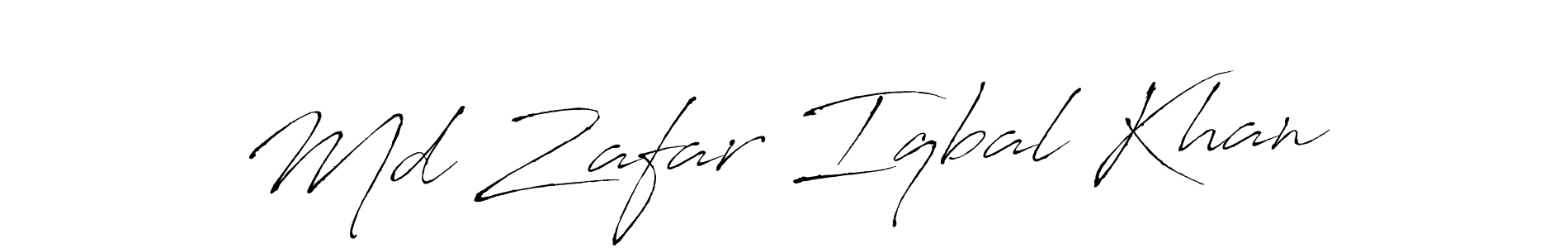 You should practise on your own different ways (Antro_Vectra) to write your name (Md Zafar Iqbal Khan) in signature. don't let someone else do it for you. Md Zafar Iqbal Khan signature style 6 images and pictures png