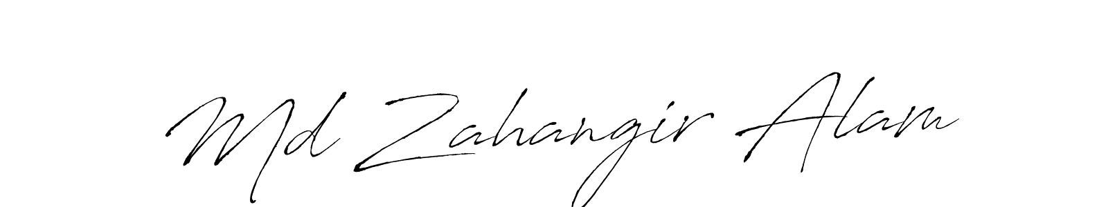 Antro_Vectra is a professional signature style that is perfect for those who want to add a touch of class to their signature. It is also a great choice for those who want to make their signature more unique. Get Md Zahangir Alam name to fancy signature for free. Md Zahangir Alam signature style 6 images and pictures png