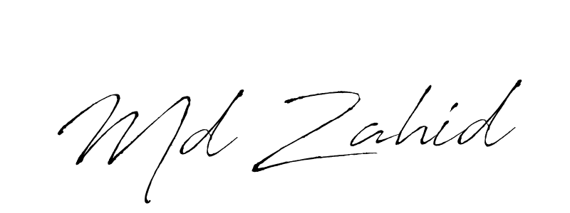 The best way (Antro_Vectra) to make a short signature is to pick only two or three words in your name. The name Md Zahid include a total of six letters. For converting this name. Md Zahid signature style 6 images and pictures png