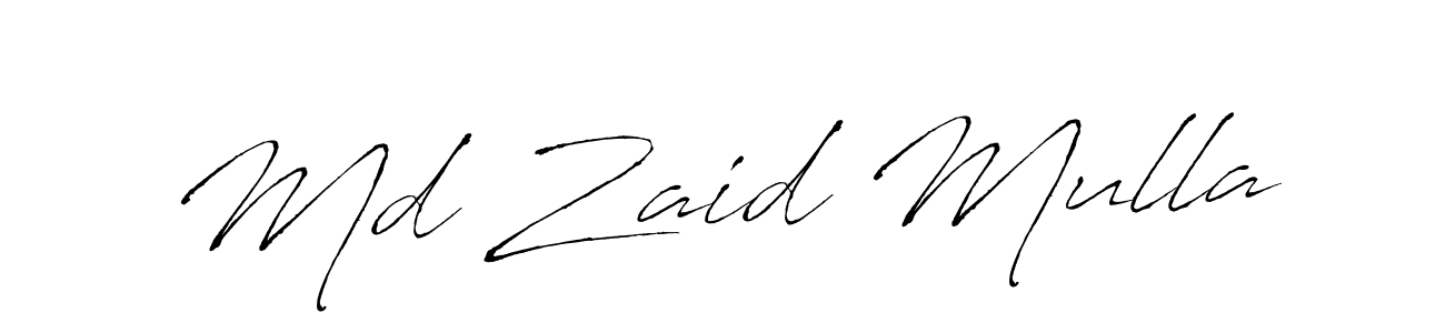 How to Draw Md Zaid Mulla signature style? Antro_Vectra is a latest design signature styles for name Md Zaid Mulla. Md Zaid Mulla signature style 6 images and pictures png