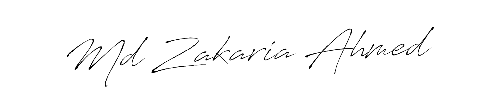 Make a beautiful signature design for name Md Zakaria Ahmed. Use this online signature maker to create a handwritten signature for free. Md Zakaria Ahmed signature style 6 images and pictures png