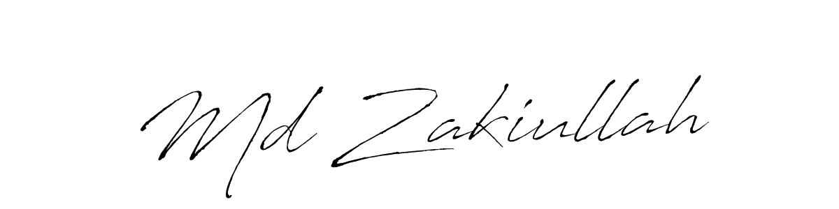 Also You can easily find your signature by using the search form. We will create Md Zakiullah name handwritten signature images for you free of cost using Antro_Vectra sign style. Md Zakiullah signature style 6 images and pictures png