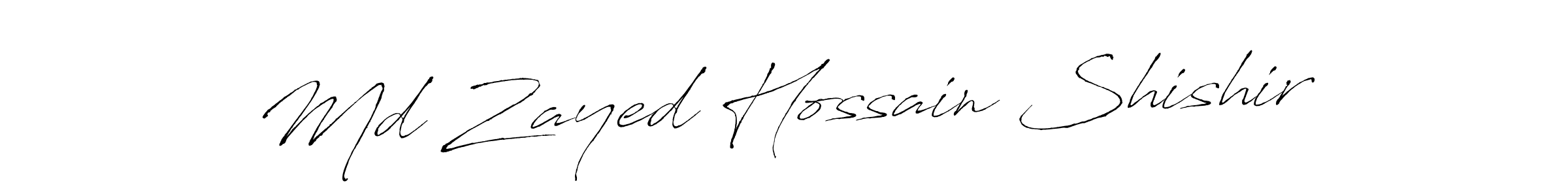 It looks lik you need a new signature style for name Md Zayed Hossain Shishir. Design unique handwritten (Antro_Vectra) signature with our free signature maker in just a few clicks. Md Zayed Hossain Shishir signature style 6 images and pictures png