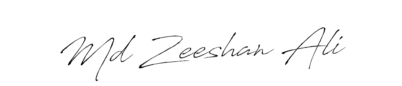 How to Draw Md Zeeshan Ali signature style? Antro_Vectra is a latest design signature styles for name Md Zeeshan Ali. Md Zeeshan Ali signature style 6 images and pictures png