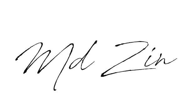 Best and Professional Signature Style for Md Zin. Antro_Vectra Best Signature Style Collection. Md Zin signature style 6 images and pictures png