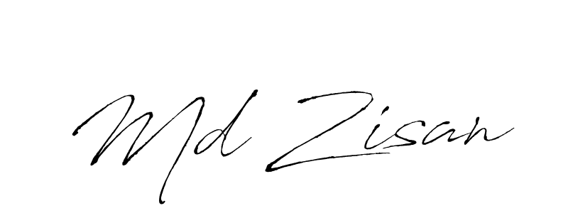 Use a signature maker to create a handwritten signature online. With this signature software, you can design (Antro_Vectra) your own signature for name Md Zisan. Md Zisan signature style 6 images and pictures png