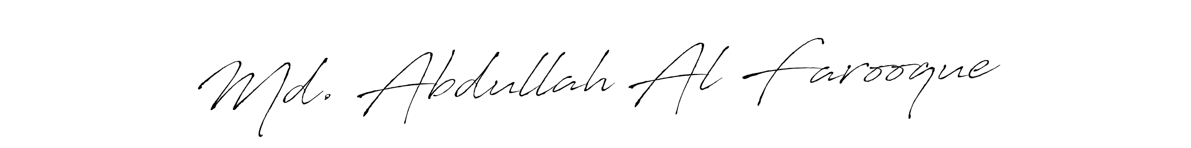 How to make Md. Abdullah Al Farooque signature? Antro_Vectra is a professional autograph style. Create handwritten signature for Md. Abdullah Al Farooque name. Md. Abdullah Al Farooque signature style 6 images and pictures png